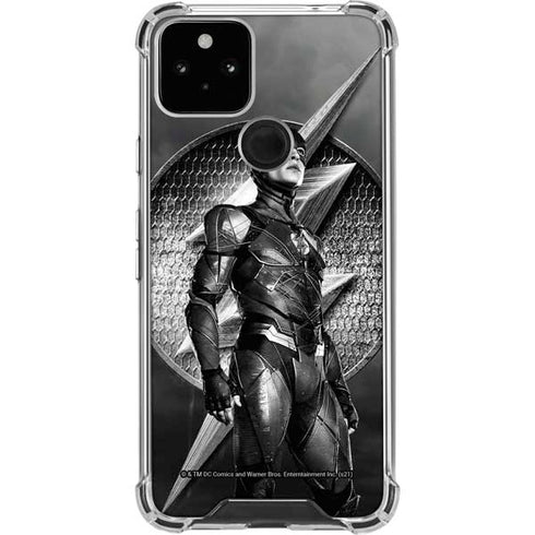 The Justice League (2017) Flash Poster Google Pixel 5 Clear Case